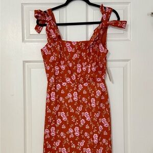 Altar’d State Tie Strap Mini Dress